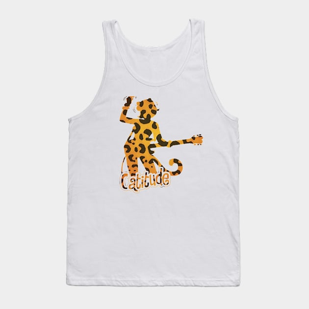 CATITUDE Tank Top by ThirteenthFloor